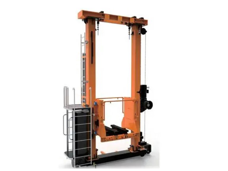 single deep stacker for pallets, contaciners, unit loads